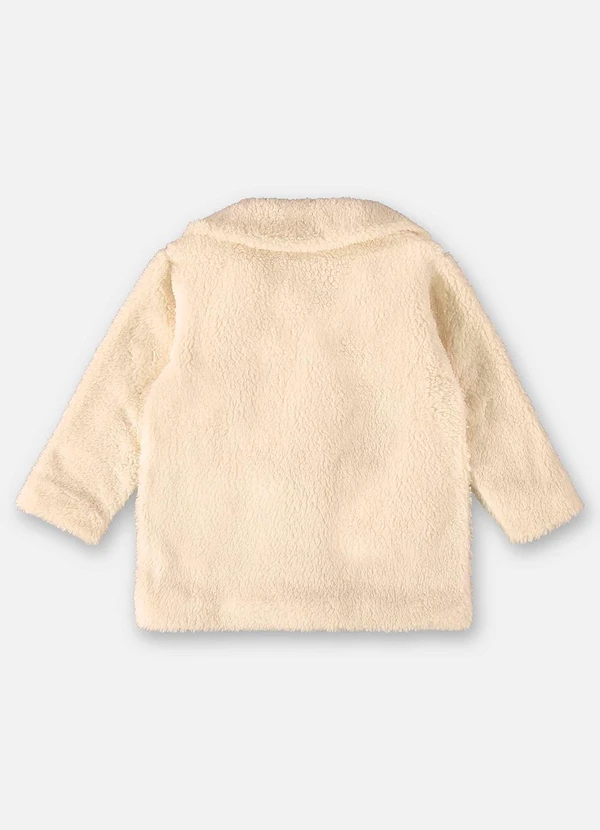 Up Baby - Casaco em Pu Infantil para Menina Bege 4