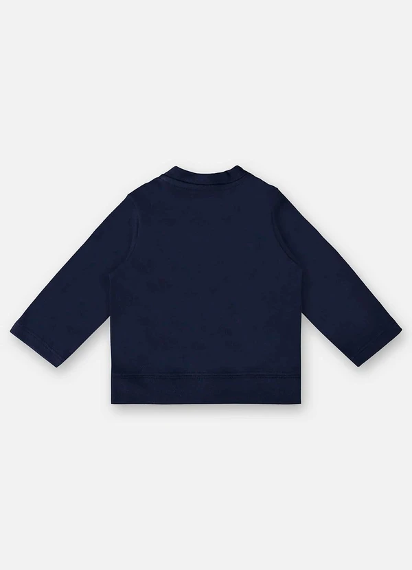 Up Baby - Casaco em Suedine Unissex para Bebê Azul 2