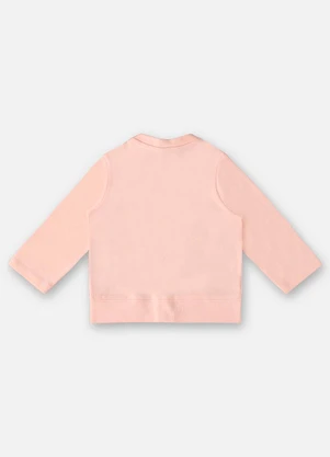 Up Baby - Casaco em Suedine Unissex para Bebê Rosa - UP BABY
