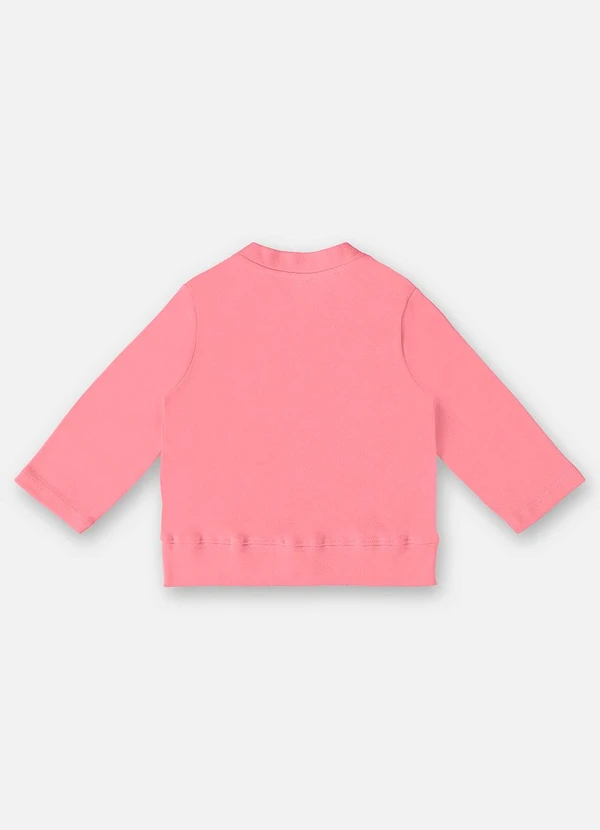 Up Baby - Casaco em Suedine Unissex para Bebê Rosa 2