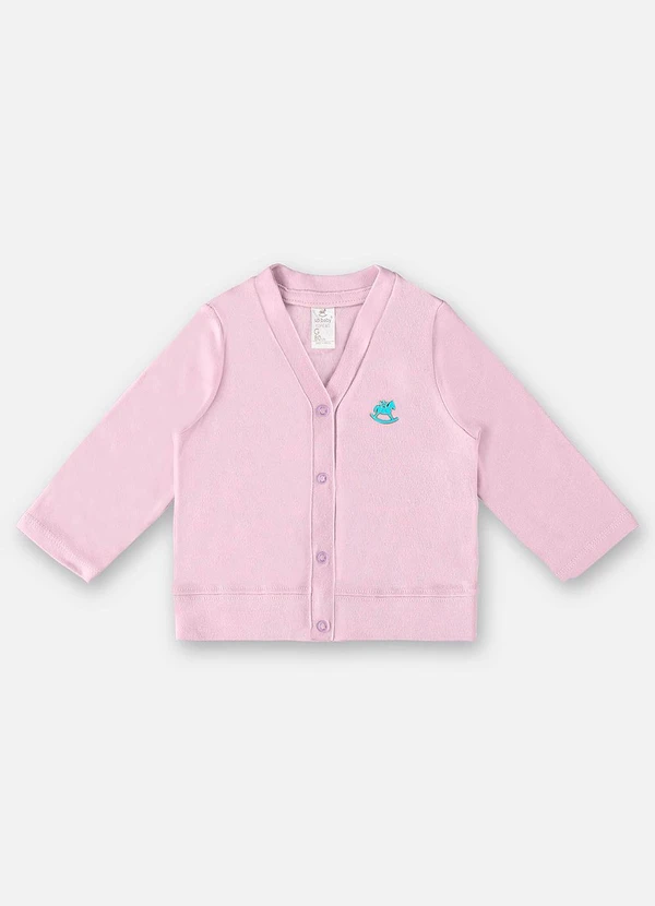 Up Baby - Casaco em Suedine Unissex para Bebê Roxo