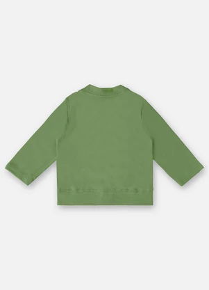 Up Baby - Casaco em Suedine Unissex para Bebê Verde - UP BABY