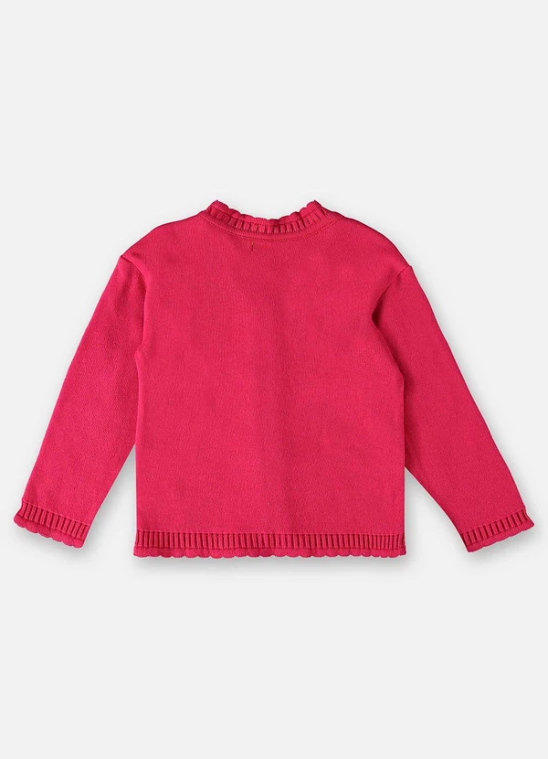 Up Baby - Casaco em Tricô Infantil para Meninas Rosa 4