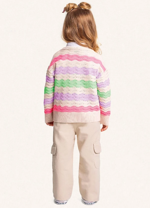 Fakini Kids - Casaco Fechado Tricot Roxo 4