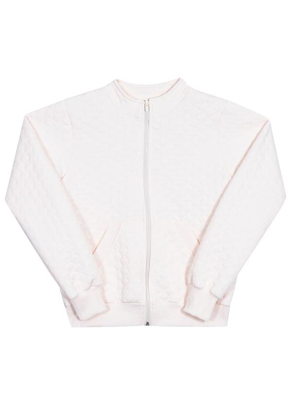 Randa Mundu - Casaco Feminino Matelassê Copacabana Branco