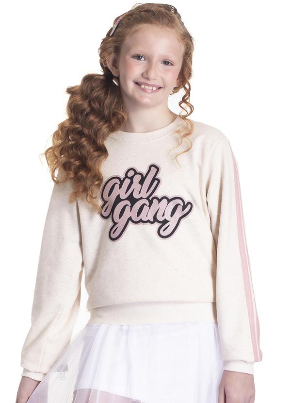 Randa Mundu - Casaco Feminino Moletom Branco