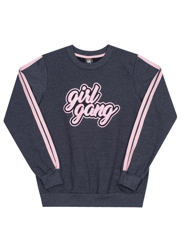 Randa Mundu - Casaco Feminino Moletom Preto