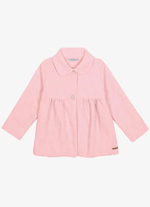 Trick Nick - Casaco Feminino Tweed Rosa - TRICK NICK