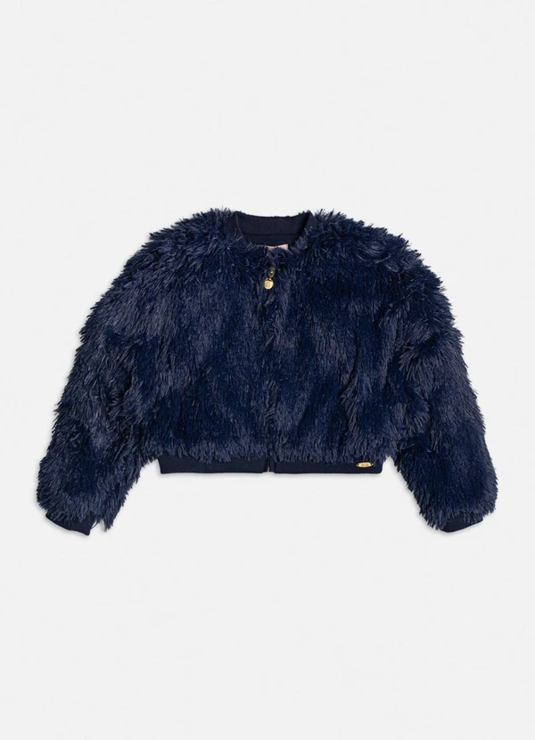 Casaco Infantil de Pelinhos Azul TexBrands