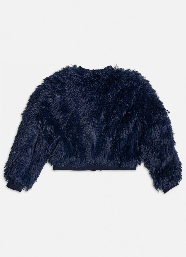 Bimbi - Casaco Infantil de Pelinhos Azul 2