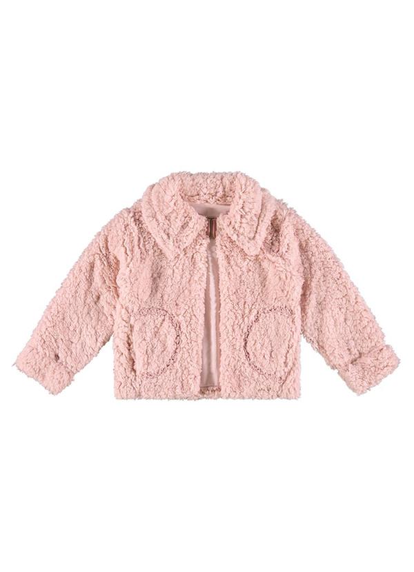 Kiki - Casaco Infantil Feminino Rosa