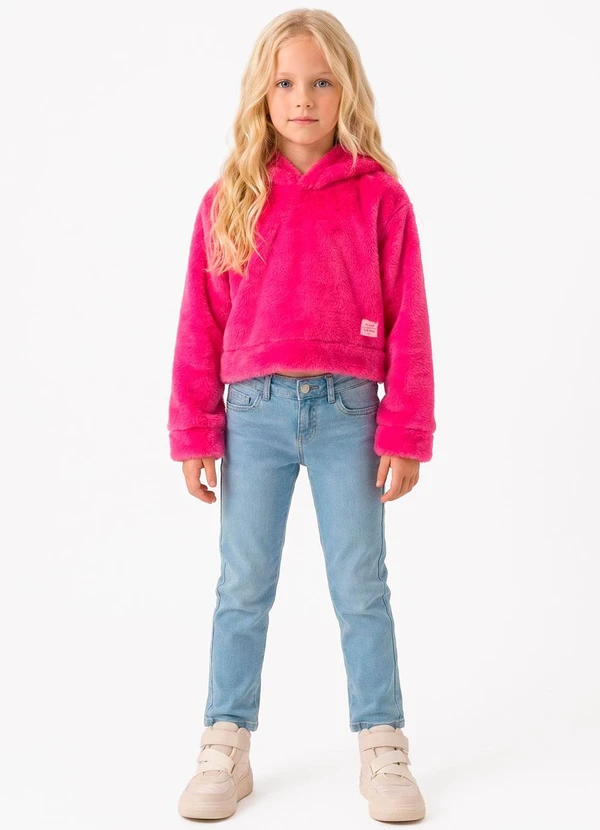 Marisol - Casaco Infantil Feminino Rosa 3
