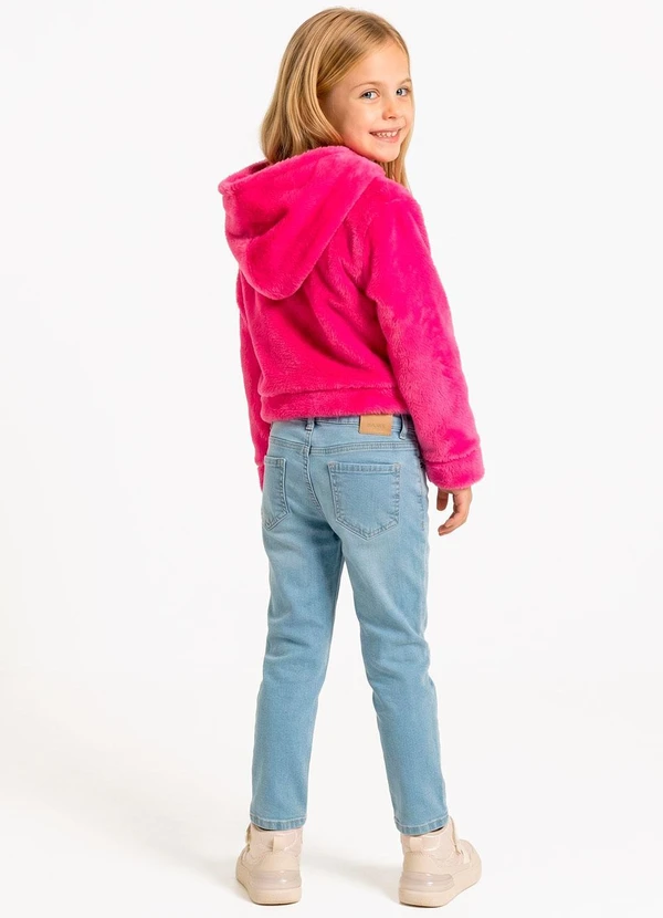 Marisol - Casaco Infantil Feminino Rosa 4