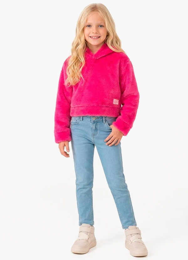 Marisol - Casaco Infantil Feminino Rosa 5