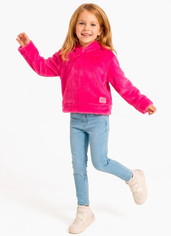 Marisol - Casaco Infantil Feminino Rosa 6