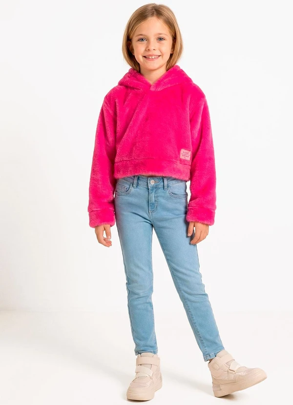 Marisol - Casaco Infantil Feminino Rosa 7