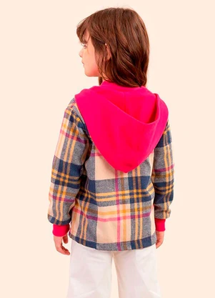 Bugbee - Casaco Infantil Flanelado Peluciado Rosa - BUGBEE