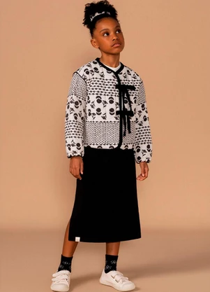 Bugbee - Casaco Infantil Matelassê Multicolorido - BUGBEE