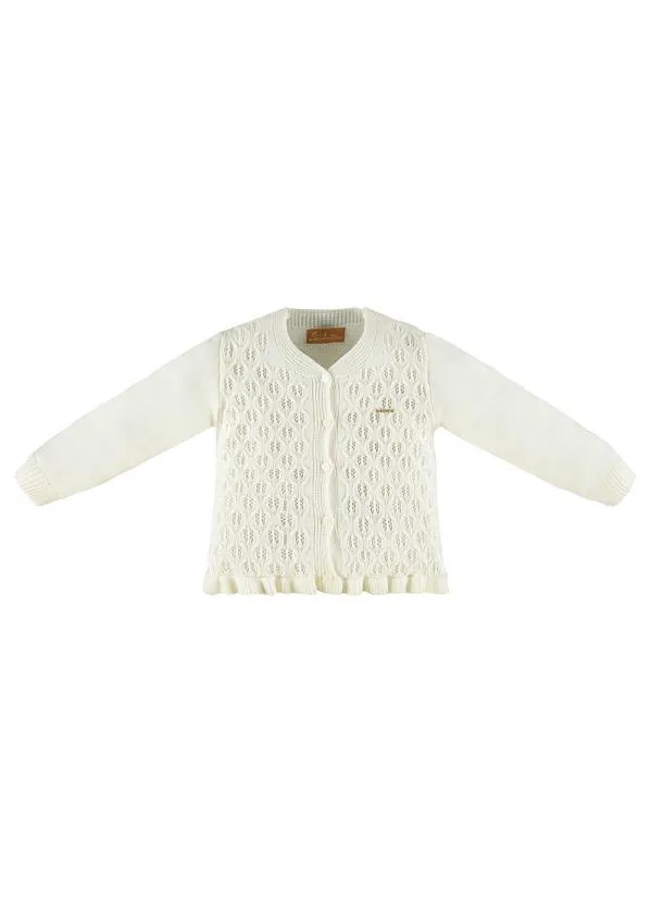 Up Baby - Casaco Infantil Menina Bege