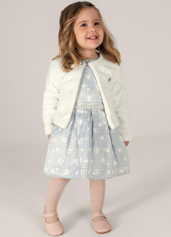 Brandili Mundi - Casaco Infantil Menina em Pêlo Bege 2