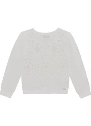 Milon - Casaco Infantil Menina Mescla - MILON