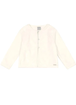 Mundi - Casaco Infantil Menina Peluciado Natural - MUNDI