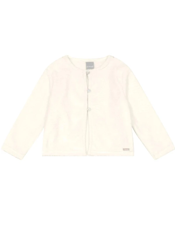 Brandili Mundi - Casaco Infantil Menina Peluciado Natural 2