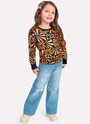 Nanai - Casaco Infantil Menina  Preto - NANAI