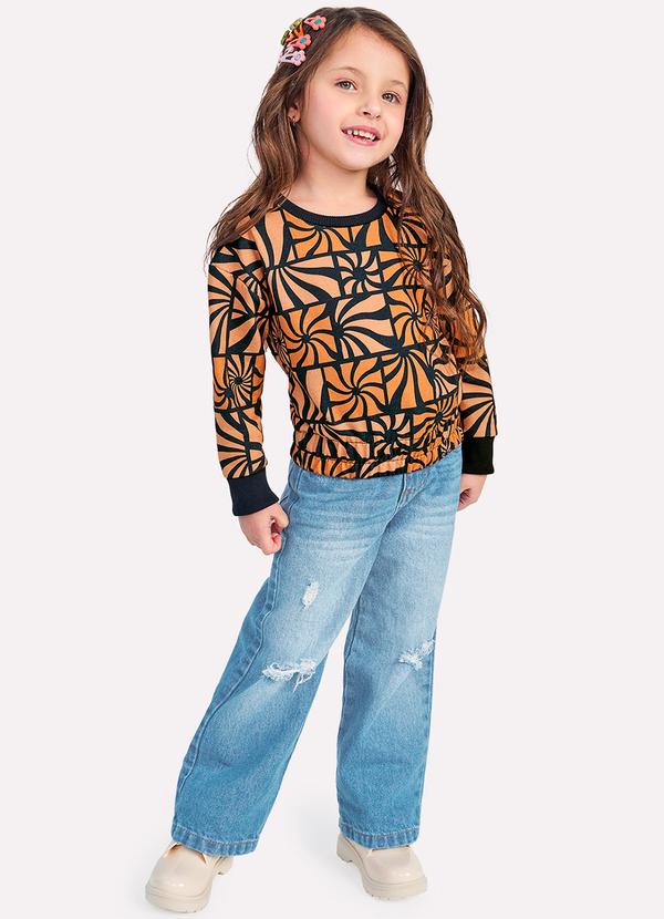 Nanai - Casaco Infantil Menina  Preto 2