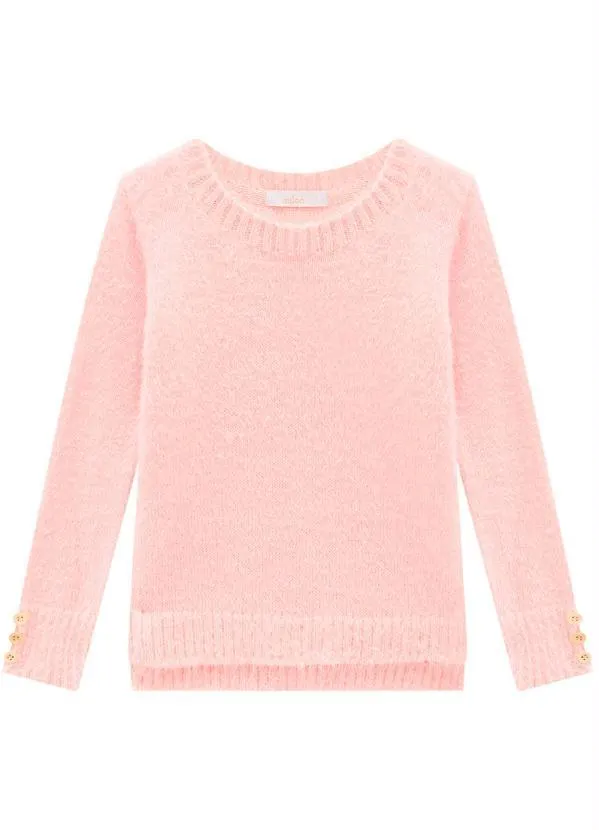Milon - Casaco Infantil Menina Rosa