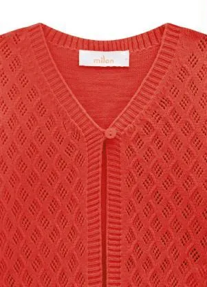 Milon - Casaco Infantil Menina Vermelho - MILON