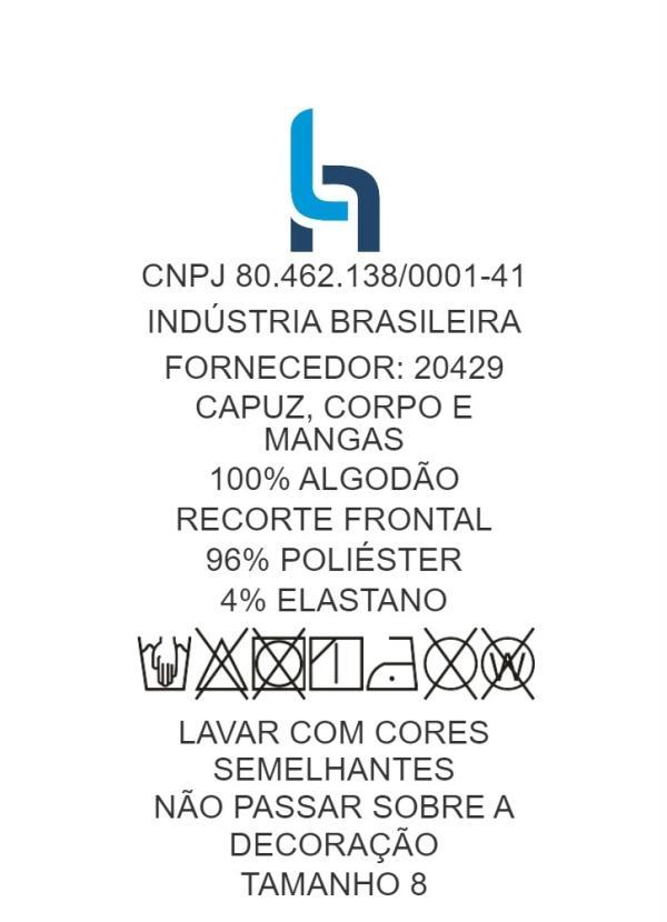 Outlet - Casaco Infantil Rosa Neon com Capuz e Recortes 5