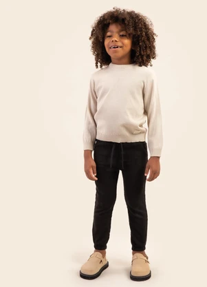 Bugbee - Casaco Infantil Tricô Bege - BUGBEE