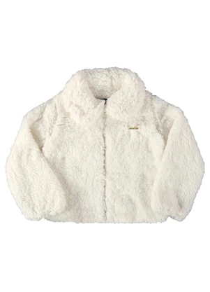 Marlan - Casaco Menina Pelo Carneirinho Bege - MARLAN
