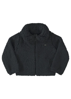 Marlan - Casaco Menina Pelo Carneirinho Preto - MARLAN