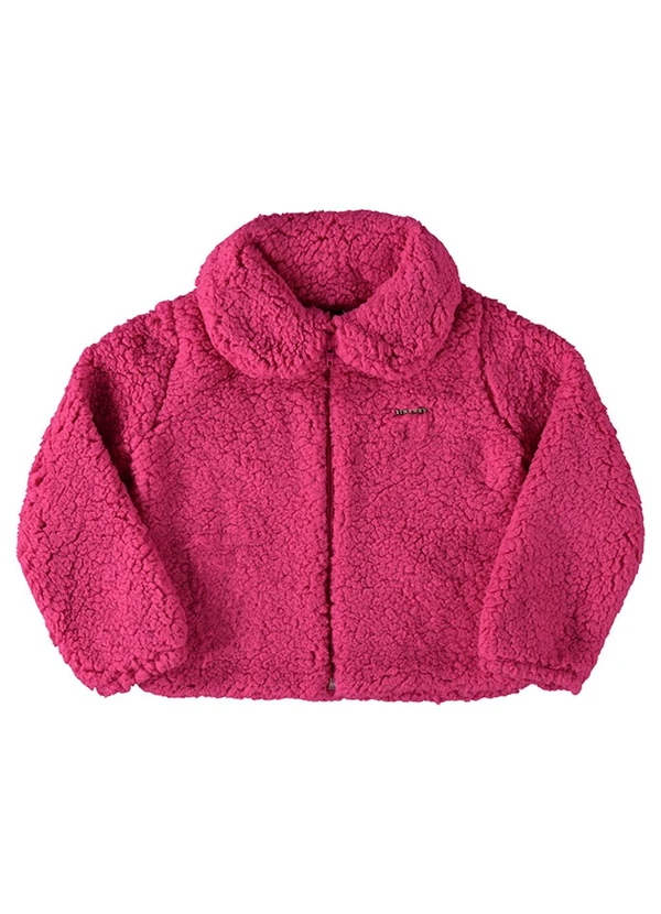 Marlan - Casaco Menina Pelo Carneirinho Rosa 3