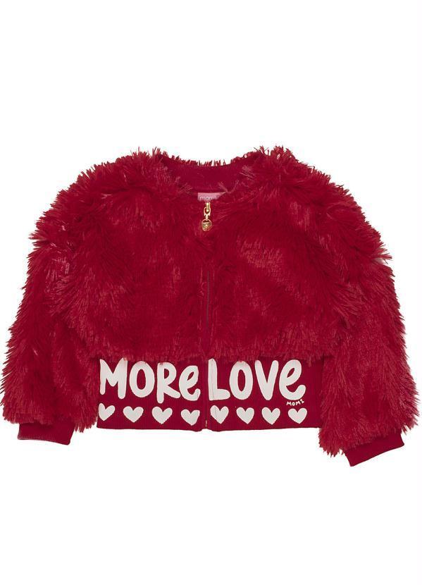 Momi - Casaco More Love Vermelho