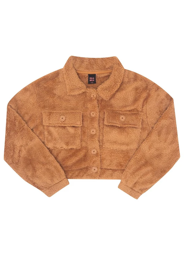 Pulla Bulla - Casaco Pelo Marrom