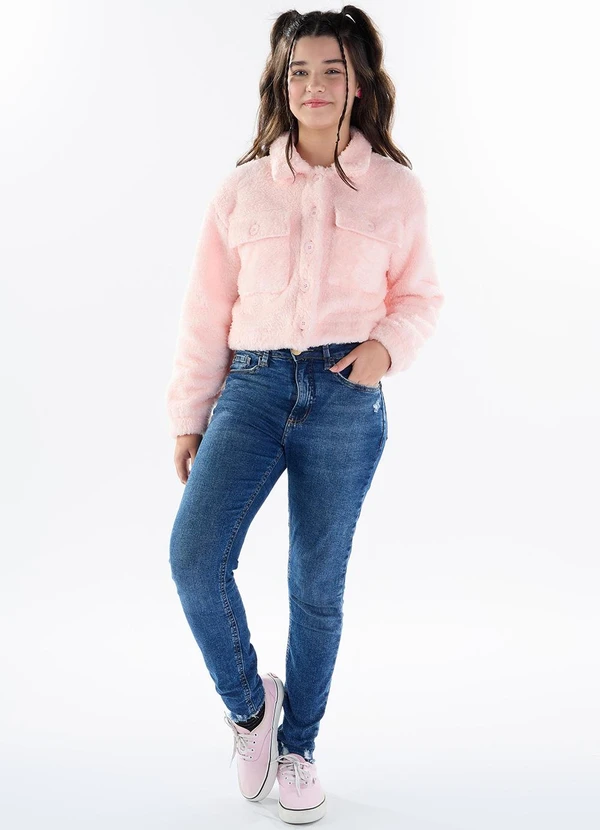 Pulla Bulla - Casaco Pelo Rosa 2
