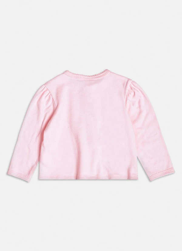 Momi - Casaco Rosa com Strass Rosa 2