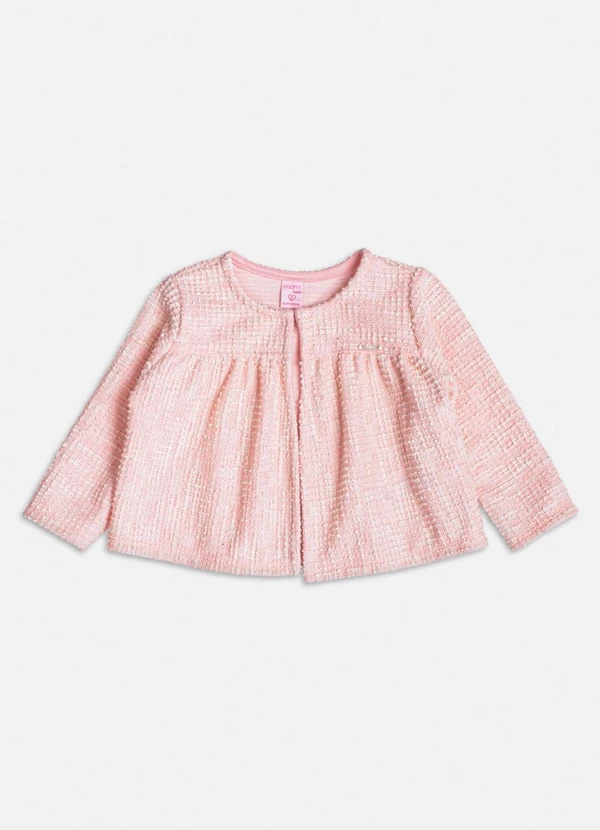 Momi - Casaco Rosa de Tweed Rosa