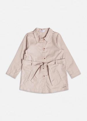 Momi - Casaco Sobretudo Bege com Bolsos Amarelo - MOMI