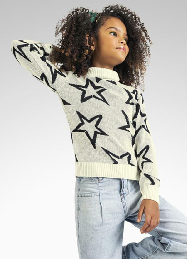 Playground - Casaco Tricot Branco