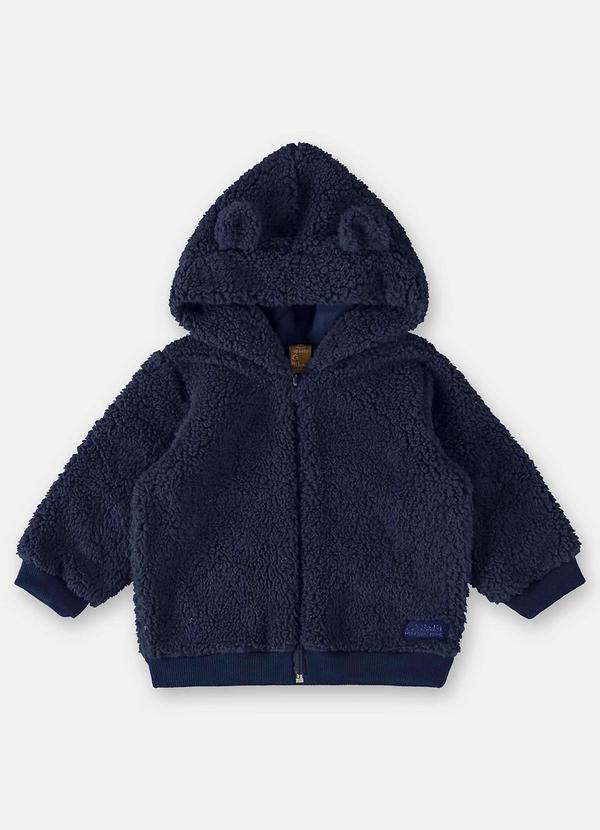 Up Baby - Casaco Unissex para Bebê Azul