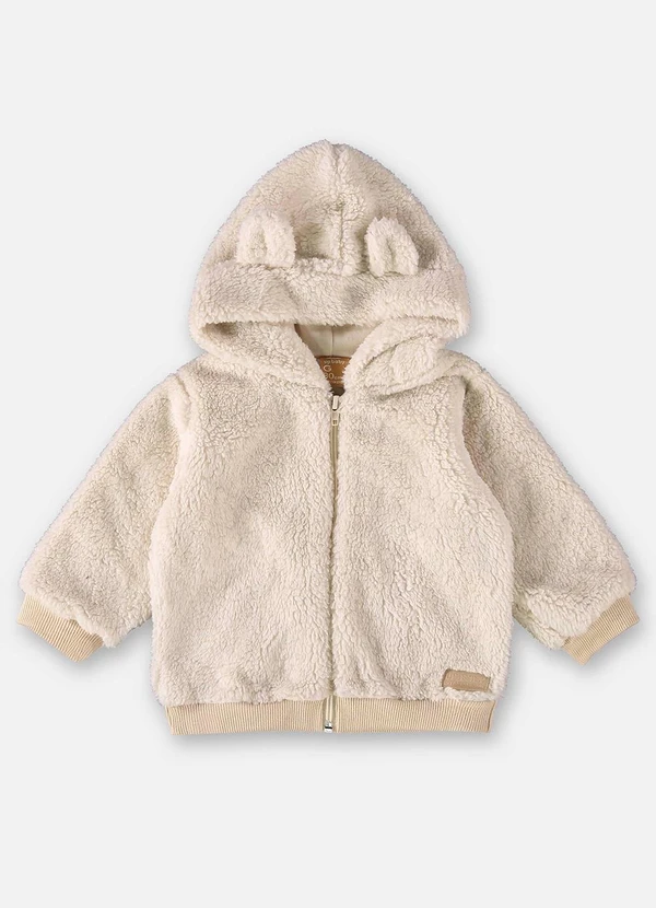 Up Baby - Casaco Unissex para Bebê Bege