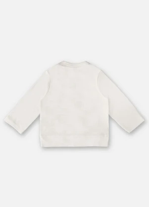 Up Baby - Casaco Unissex para Bebê Off White - UP BABY
