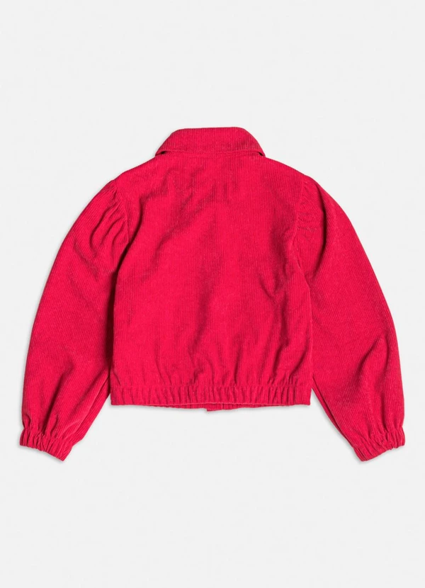 Momi - Jaqueta Bomber de Veludo Cotelê Vermelho 6