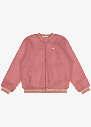 Trick Nick - Jaqueta Bomber Pelo Safira Rosa - TRICK NICK