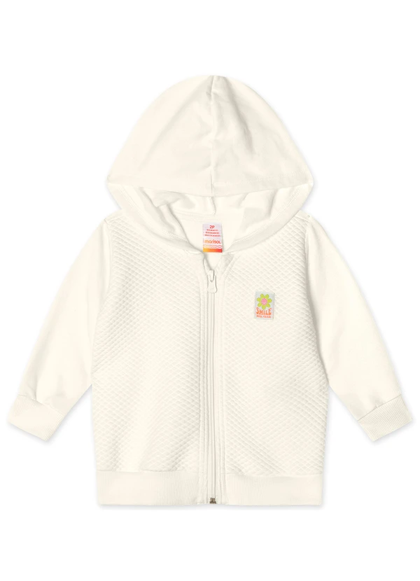 Marisol - Jaqueta com Capuz Infantil Bege