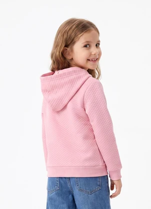 Jaqueta com Capuz Infantil Feminina Marisol (Rosa) - MARISOL